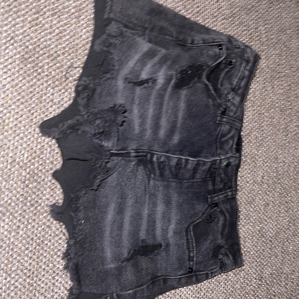 Juniors black Jean shorts Size 9